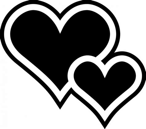 heart clip art black and white|public domain clip art hearts.